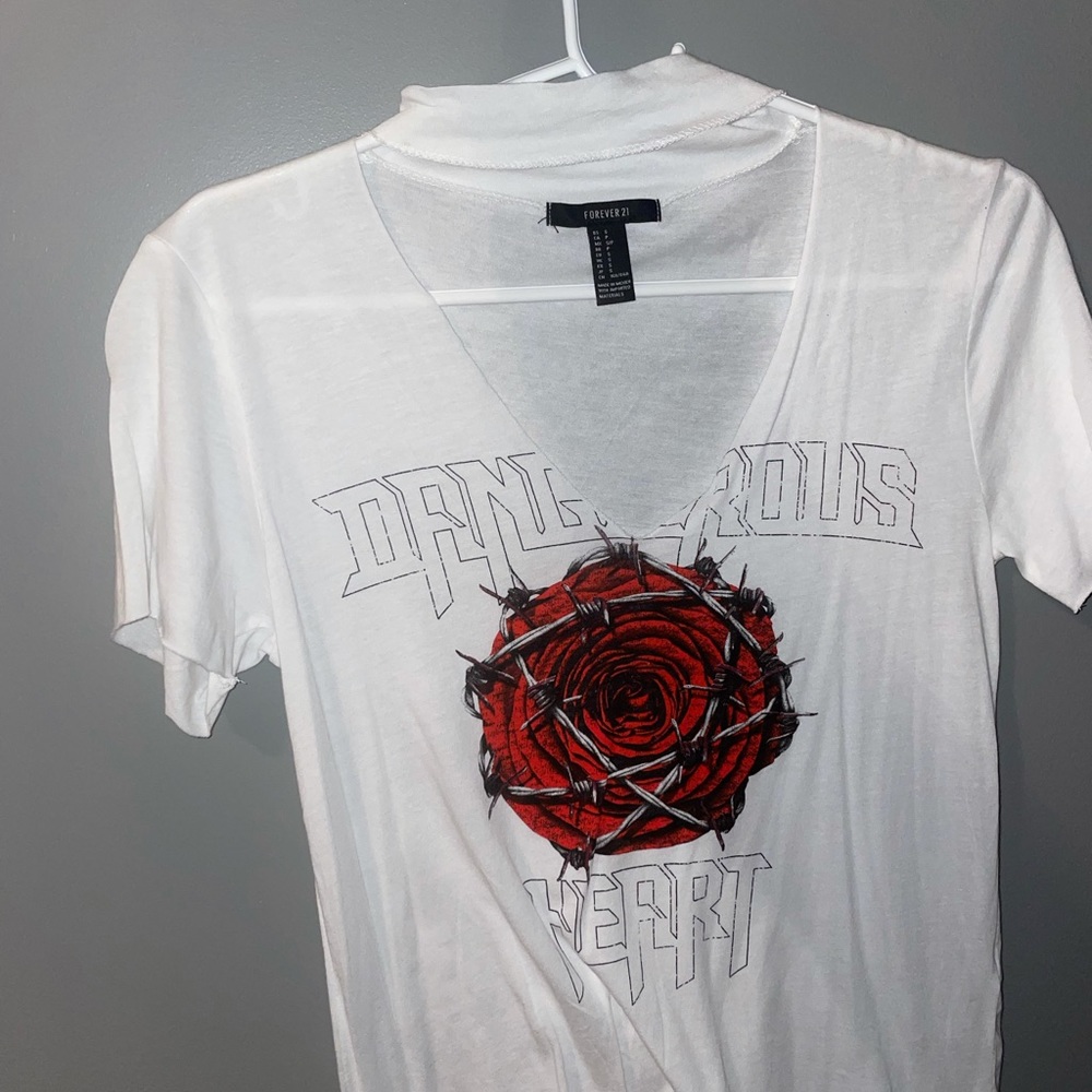 Cut out t shirt purchased from Forever 21 in small